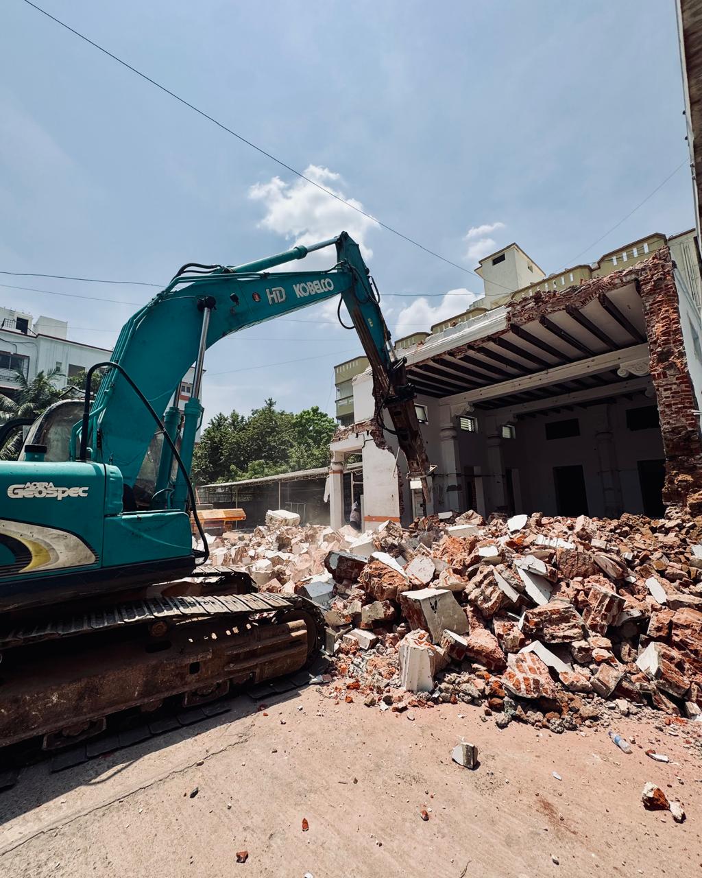 SAK Associates Chennai demolition project